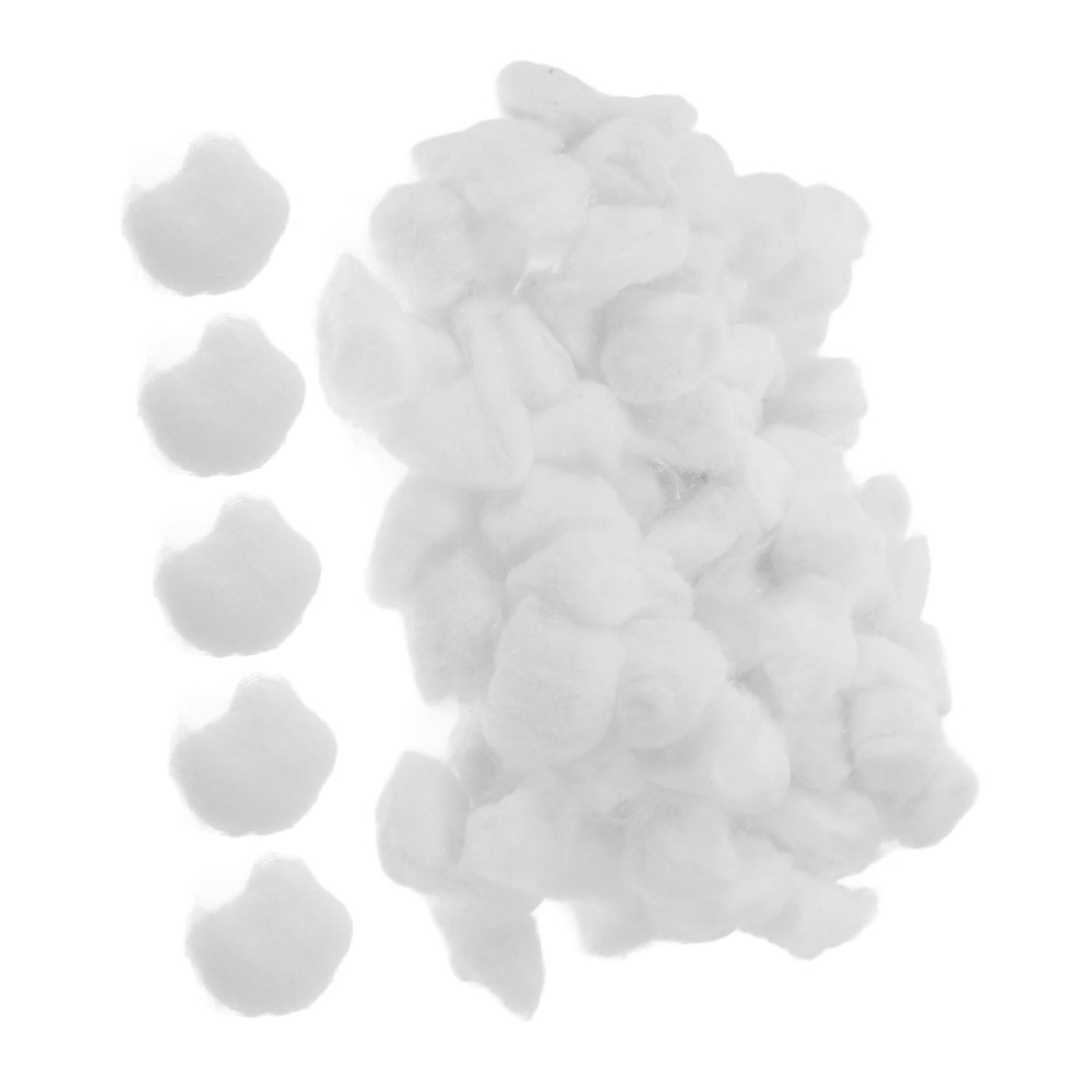 Beauty Care Cotton Balls, White Cotton, One Bag for Makeup