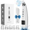 Blackhead Remover Pore Cleaner Electric Whitehead Extractor Tool-5 Suction Power,5 Probes,USB Rechargeable Blackhead Vacuum Kit for Women & Men view 1