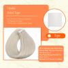 Full Shine Invisible Tape in Hair Extensions Color 1000 Blonde Seamless Real Human Hair Double Sided Tape in Extension Soft Glue in Brazilian Remy Skin Weft 40 Pcs 100 Grams view 4
