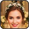 Urieo Bridal Wedding Headband Flower Green Hairband Crystal Bridesmaid Guest Hair Accessories for Women view 1