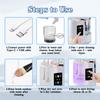 3-in-1 Electric Makeup Brush Cleaner, Dryer & Storage Drying Available Fast Cleaning & Healthy Skin Care Automatic Cleaning Tool for All Size Brushes view 2