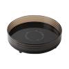360 Rotating Makeup Organizer,Desktop Storage Tray, Multifunctional, Organization Display Case for Skincare Kitchen Vanity, Black view 1