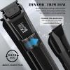 QREEYX Beard Trimmer for Men Groin & Body Hair Trimmer, Nose & Ear Clipper Head Razors for Bald Men, 5 in 1 Waterproof Manscape Kit with Travel Case, LED Display, Grooming Kit Gift for Him view 2