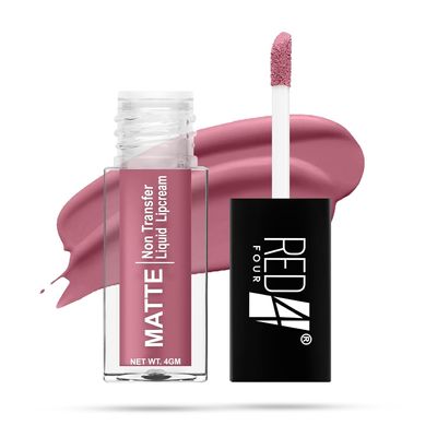 Perfect Liquid Lip Cream | Non Transfer Liquid Lipstick | Matte Finish | Long Lasting and Waterproof | (4gm) (101)