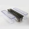 Fhtdhm Comb Organizer Box with 10 Slots for Hair Tools, Transparent view 3