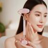 9 9PINE Jade Roller and Gua Sha Set, Face Massage Tools for Skincare,Facial Tools for Face, Neck, Eyes, for Enhanced Lymphatic Drainage, Self Care Gift for Men Women(Pink) view 3