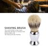 2Pcs Shaving Brush for Men, Long Soft Dense Brush Hair with Handle for Foaming Cream and Beard Shaving view 2