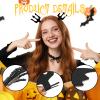 16 Pcs Halloween Hair Clips Mini Knife, Skeleton Hands, Bone, Bat Halloween Party Hair Accessories for Women Girls Cosplay Clips view 4