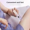 2 in 1 Electric Shaver for Women, Dual Head Bikini Trimmer, IPX7 Waterproof Wet Dry Razor, Rechargeable Women's Body Hair Remover for Arms Legs Underarms Face view 4