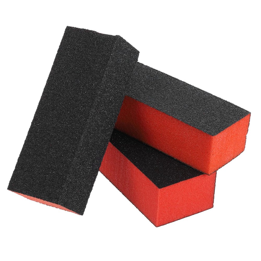 CHILDWEET Sponge Nail File Tool Multi Sided Fingernail Buffer Block for Professional Manicure Pedicure Efficient Polishing Shaping for Home Use Salons Compact Ergonomic Design