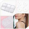 140 PCS Silicone Earring Backs for Studs 5/7 Mm Piercing Disc Bump Ball Flat Silicone Studs for Sports Clear Backs Earring Retainers Soft Clear Disk Pads Replacement Kits for Sports Work DIY view 3