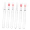 LIFKOME 6Pcs Silicone Lip Mask Brush with Lid Durable Lipstick Applicators for Makeup Versatile Eye Shadow and Lip Gloss Application Travel Friendly Cosmetic Tools view 1