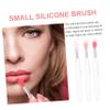 LIFKOME 6Pcs Silicone Lip Mask Brush with Lid Durable Lipstick Applicators for Makeup Versatile Eye Shadow and Lip Gloss Application Travel Friendly Cosmetic Tools view 3