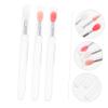 LIFKOME 6Pcs Silicone Lip Mask Brush with Lid Durable Lipstick Applicators for Makeup Versatile Eye Shadow and Lip Gloss Application Travel Friendly Cosmetic Tools view 4