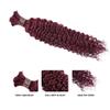 ZHONGCHENGWU Braiding Hair, Deep Wave Human Hair Bulk - No Weft, Ideal for Braiding Hair Extensions Hair Extensions(16 18 20inch) view 3