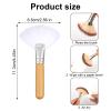 4pcs Facial Fan Brush, Soft Fluffy Fan Makeup Brush for Highlighter Blush Esthetician Facial Makeup Tool for Women view 2