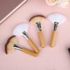 4pcs Facial Fan Brush, Soft Fluffy Fan Makeup Brush for Highlighter Blush Esthetician Facial Makeup Tool for Women view 3