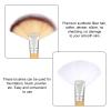 4pcs Facial Fan Brush, Soft Fluffy Fan Makeup Brush for Highlighter Blush Esthetician Facial Makeup Tool for Women view 4
