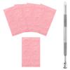 180 Grit Sandpaper Sheets Dual Ended Nail Cuticle Pusher Cutter Nail Art Pre Polishing Sandpaper Self-Adhesive Nails Art Sandpapers Pre-Treatment Cuticles Polishing Tools for Manicure Foot Salon Home view 4