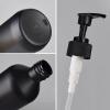12 Pieces 300ml 10 oz Frosted Transparent Plastic PET Dispenser Pump Bottle with Lotion Pump DIY Refillable Bathroom Hotel Lotion Shampoo Gel Bottles with Funnel (Frosted Transparent 300ml) view 3