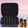 Essential Oil Storage Carrying Case, EVA Essential Oils Organizer Holder 30 Bottles Portable Hard Shell Travel Carrying Organizer Bag Box for Bottles 5ml (Purple) view 2