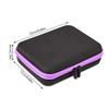 Essential Oil Storage Carrying Case, EVA Essential Oils Organizer Holder 30 Bottles Portable Hard Shell Travel Carrying Organizer Bag Box for Bottles 5ml (Purple) view 3