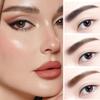 12 PCS Wooden Hard-Core Eyebrow Pencils for Women, 2025 Upgrade 2 in 1 Eyeliner and Eyebrow Pencil, Waterproof and Sweat-Proof Dark Brown Eyebrow Pencil Set with Sharpener for Beginner (Dark brown) view 4