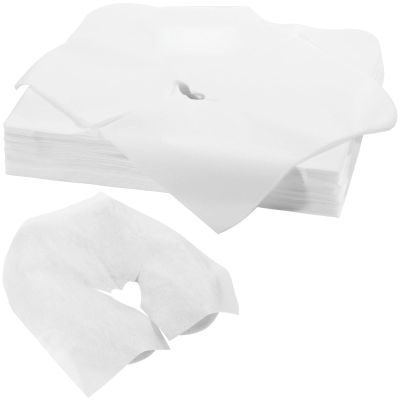 100-Pack Disposable Face Cradle Covers, Single-Use Headrest Cushions For Massage Chairs, Ideal For Skincare And Beauty Salons