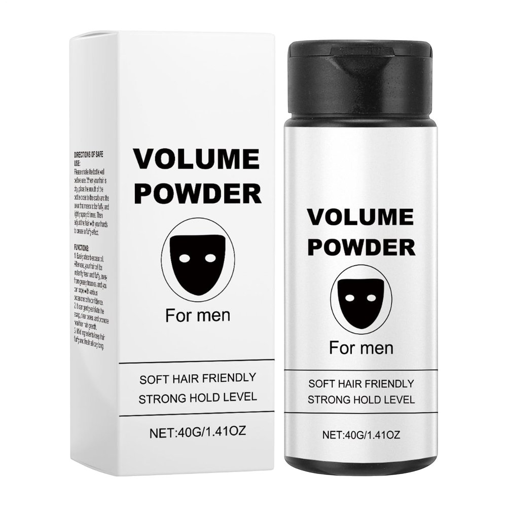 Wouqinen Hair Texture Powder For Men, Easy To Apply Natural Look Volumizing Texturizing Styling Powder, Hairstyle Instant Volume, Strong Hold
