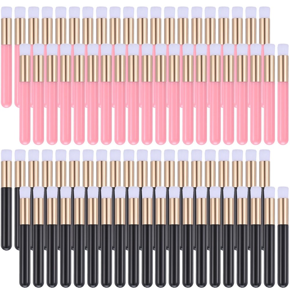 80 Pieces Lash Shampoo Brushes Eyelash Extensions Nose Pore Deep Cleaning Tool Cleanser Brush Peel Off Blackhead Removing Tool Facial Makeup Bath Lash Washing Brush