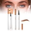 2PCS Waterproof 3D Eyebrow Pencil, Upgraded Microblading Eyebrow Pencil Contouring Pen 4 Tipped Brow Pen, Eye Brown Makeup Long-Lasting Eye brow Pens Stay on All Day for Women (Light Brown) view 1