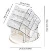 360 Rotating Makeup Organizers Clear Cosmetic Storage Holder Tray Jewelry Hanger Rack for Vanity and Bathroom Desktop view 4