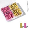 200Pcs Nail Drill Bits Small Sanding Bands with 3.1mm Mandrel Bit, 120 240 Fine Grit Nail File for Acrylic Nails Gel Manicures and Pedicure. view 1