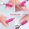 200Pcs Nail Drill Bits Small Sanding Bands with 3.1mm Mandrel Bit, 120 240 Fine Grit Nail File for Acrylic Nails Gel Manicures and Pedicure. view 4
