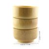 DONFAMDS Sturdy Bamboo Shaving Bowl for Men Large Deep Shaving Soap Cup for Grooming Kits view 2