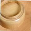 DONFAMDS Sturdy Bamboo Shaving Bowl for Men Large Deep Shaving Soap Cup for Grooming Kits view 3