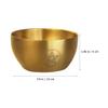 MOKKHNB Stainless Steel Shaving Bowl for Men Shaving Mug for Soap Grooming Tool for Home Use Easy to Clean view 3