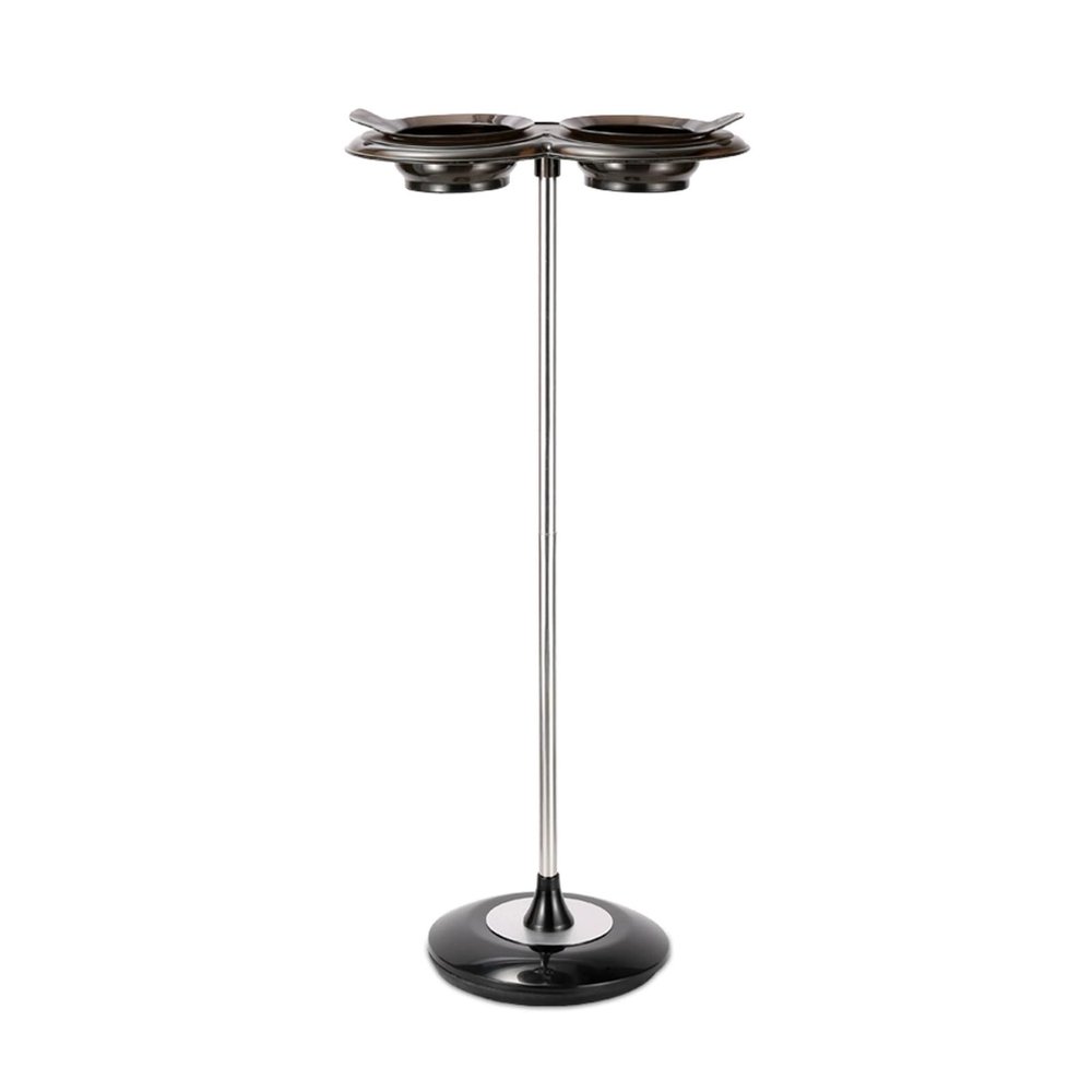 YHHLWXMDZ Salon Cart, Salon Storage, Salon Stations for Hair Stylist, with 2 Dye Bowl, for Salons, Beauty Shops(Black)