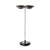 YHHLWXMDZ Salon Cart, Salon Storage, Salon Stations for Hair Stylist, with 2 Dye Bowl, for Salons, Beauty Shops(Black) view 1
