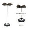 YHHLWXMDZ Salon Cart, Salon Storage, Salon Stations for Hair Stylist, with 2 Dye Bowl, for Salons, Beauty Shops(Black) view 3