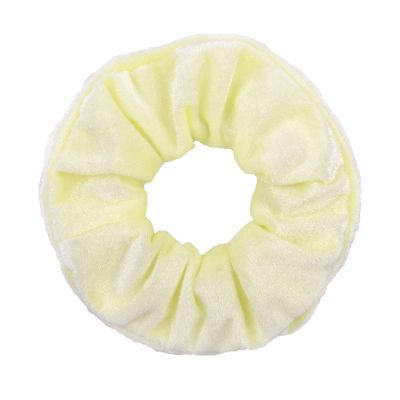 16 Pcs Off White Velour Fabric Hair Scrunchies for Women, 4.3Inch Satin Elastic Hair Ties for Hair, Cute Hair Bands for Hair Accessories, Clothing Decoration, Activity, Party