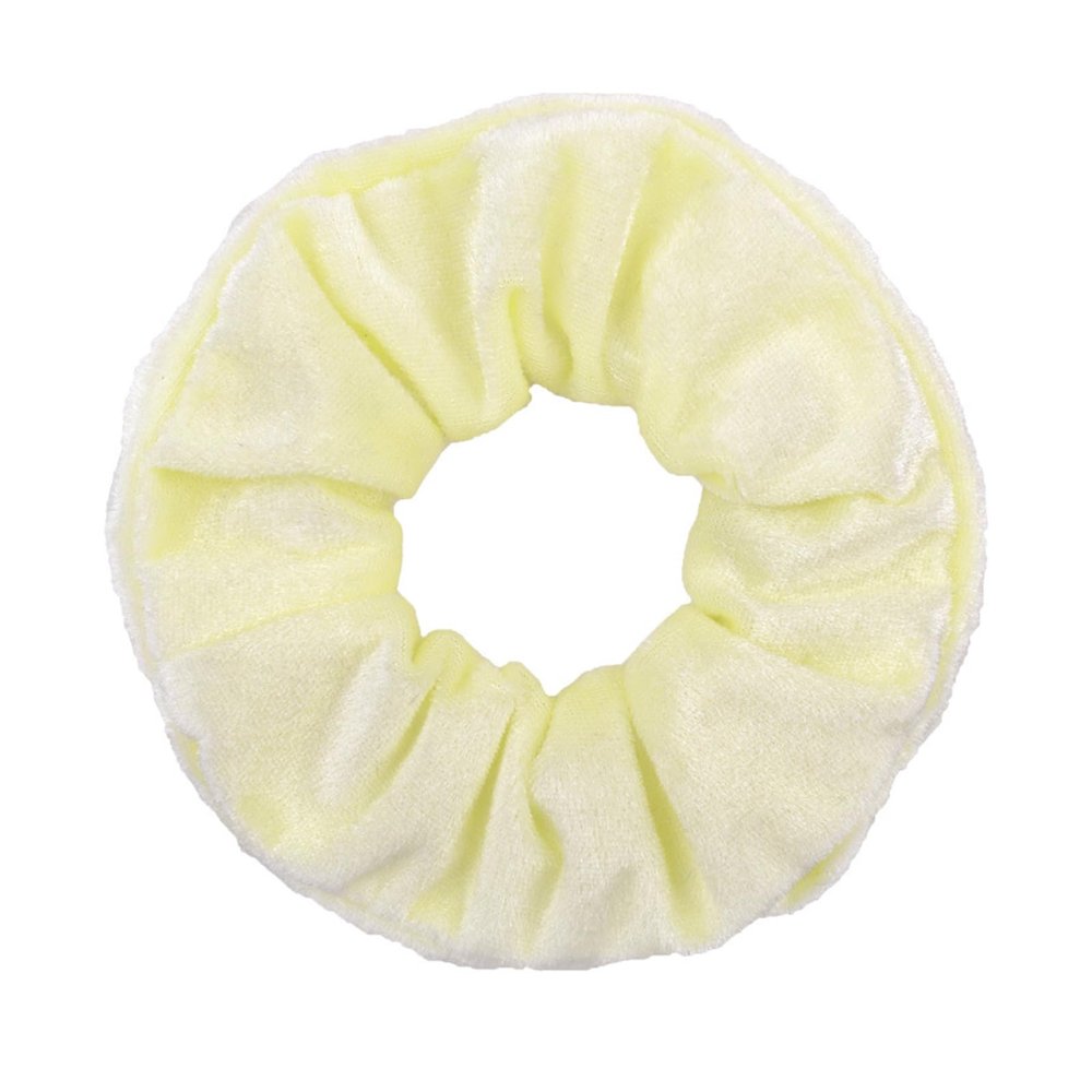 16 Pcs Off White Velour Fabric Hair Scrunchies for Women, 4.3Inch Satin Elastic Hair Ties for Hair, Cute Hair Bands for Hair Accessories, Clothing Decoration, Activity, Party