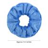 16 Pcs Off White Velour Fabric Hair Scrunchies for Women, 4.3Inch Satin Elastic Hair Ties for Hair, Cute Hair Bands for Hair Accessories, Clothing Decoration, Activity, Party view 3