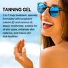 Ouhoe Tanning Gel, Natural Tannings Accelerator Cream, Contains Vitamin E Coconut Oil Walnut Oil, for Tanning Bed, Deeply Nourish and Keep Skin Soft (2pcs) view 3