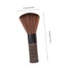 HAKIDZEL Men Beard Brush with Soft Bristles Convenient Handheld Hair Cleaning Tool for Oily Hair and Beard Grooming Lightweight and Portable Design for Travel Everyday Use view 2