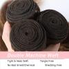 KODRHAR Ombre Light Brown Straight Human Hair Bundles 26 28 30 Inch T1B/30 Brown Bundles Human Hair 10A Brazilian Virgin Quick Weave Hair for Black Women view 3