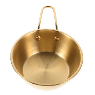 FRCOLOR Stainless Steel Shaving Soap Bowl with Handle Men's Shaving Cream Cup for Beard Care