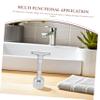 Beaupretty Men's Shaving Razor Stand Holder Alloy Safety Razor Base Stand Bathroom Shavers Holder Storage Rack For Men Thanksgiving Christmas Present view 3