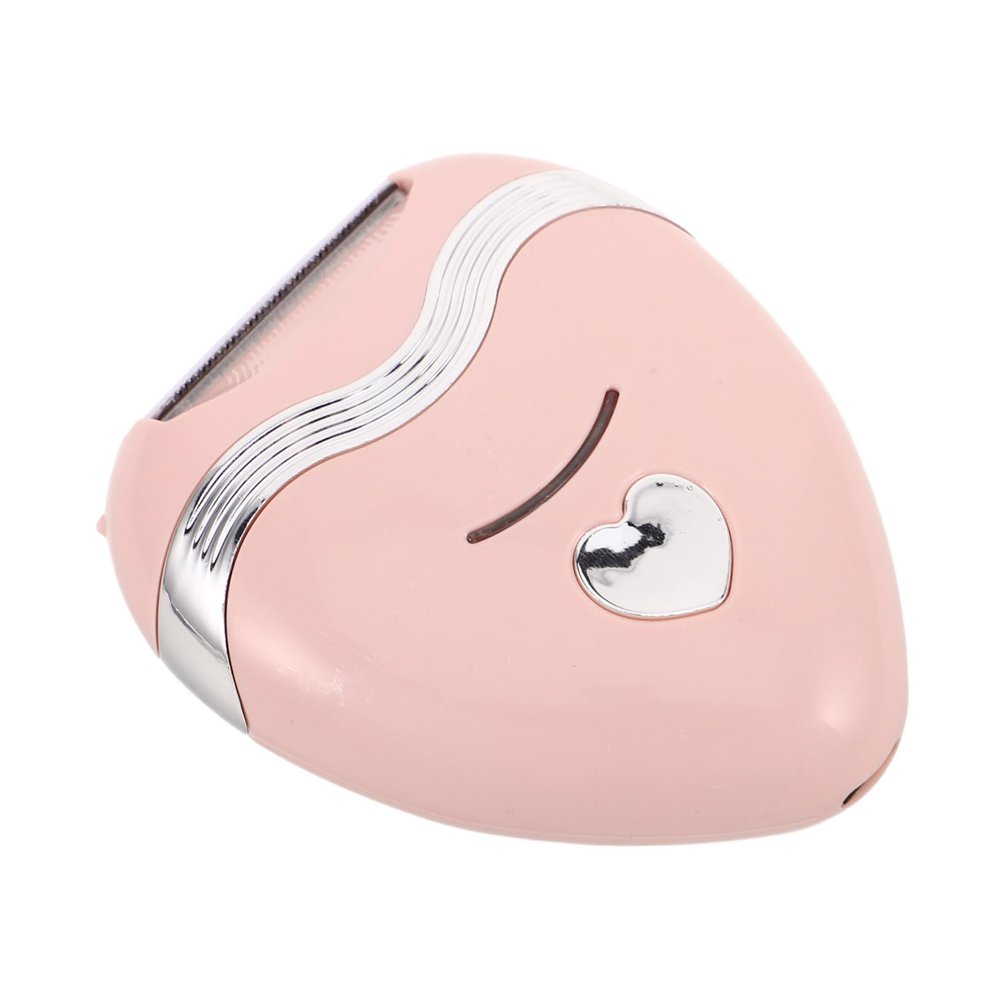 FOMIYES 1 Set Electric Shaver for Women Portable Heart Shaped Hair Removal Device for Sensitive Areas Dual Use for Underarms Legs Travel Friendly Grooming Tool