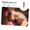 PartyKindom 10pcs Eyelash Glue Bottle Piercing Needles Tool Set Stainless Steel Anti-Blocking Nozzle Pins for Lash Extension Salon Supplies Ergonomic Handles view 4